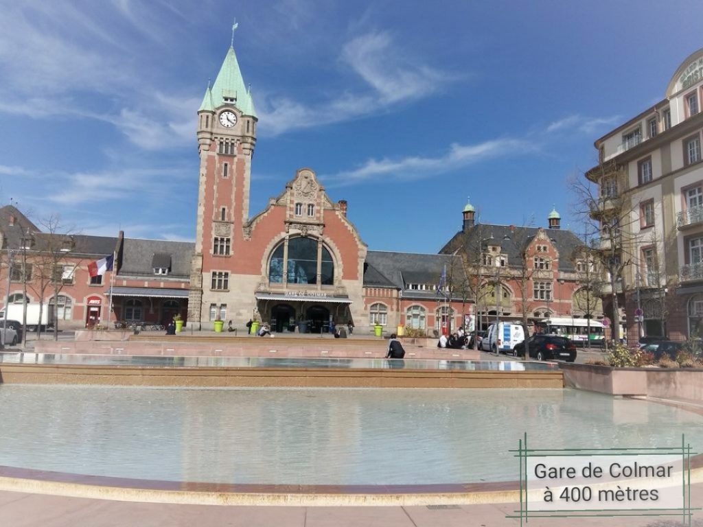 La gare de colmar à 400 mètres