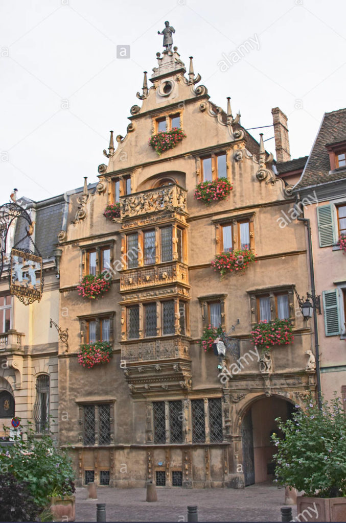 Maison des têtes à Colmar